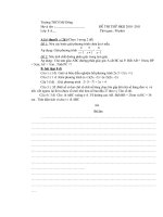 bộ đề thi HK2 khối 8