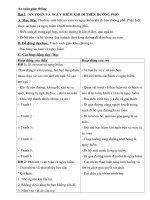 Giáo án An toàn giao thông lớp 2_Bộ 2