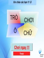 Thực hành: Làm trò chơi ô chữ