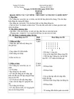 Giáo án Thể dục lớp 5 cả năm_Bộ 1