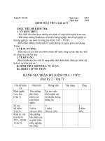 Đề kiểm tra 1 tiết,lịch sử 7 tiết 60,lịch sử 9 tiết 45