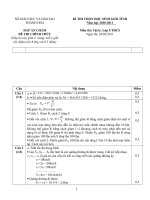 đáp án lí HSG 9 thanh hóa