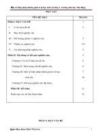 BÁO CÁO THỰC TẬP-Một số biện pháp nhằm giảm tỉ lệ học sinh yếu lớp 4   trường tiểu học Tân Hiệp