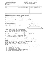bài kiểm tra hình học 8 bài số 3