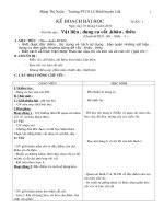 Giáo án Kĩ thuật lớp 4 cả năm_Bộ 5