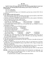 đề thi môn kế toán viên