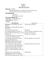 Giáo án Toán lớp 1 cả năm CKTKN_Bộ 4