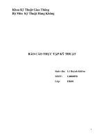 BÁO CÁO THỰC TẬP KỸ THUẬT-TẠI Công ty dịch vụ bay miền Nam SSFC