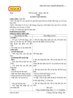 giáo án lớp 4 cả ngày