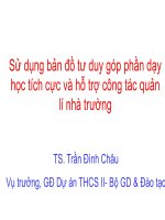 BÁO CÁO THỰC TẬP-Sử dụng bản đồ tư duy góp phần dạy học sinh tích cực và hỗ trợ công tác quản lí nhà trường