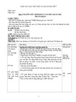 Giáo án dạy dân ca quan học lớp 7