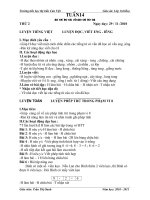 GIÁO ÁN LỚP 1- TUẦN 14(CHIỀU - OANH)