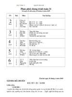Giao an tuan 31lop 3- 2009( buoi 1)