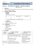 Unit 14 tiếng anh 8