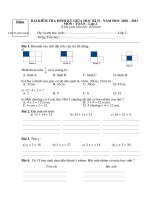 Đề & đáp án Toán 2