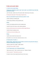 cách dung động từ prefer và would rather