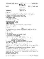 GIÁO ÁN LỚP 1 - TUẦN 14(SÁNG - OANH)