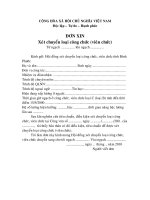 Chuyển đổi font chữ