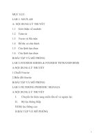 Thí nghiệm Tín Hiệu Hệ Thống