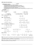 đề cương ôn tập số và hình 6 cả năm