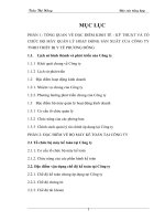 BÁO CÁO THỰC TẬP-TỔNG QUAN VỀ ĐẶC ĐIỂM KINH TẾ - KỸ THUẬT VÀ TỔ CHỨC BỘ MÁY QUẢN LÝ HOẠT ĐỘNG SẢN XUẤT CỦA CÔNG TY TNHH THIẾT BỊ Y TẾ PHƯƠNG ĐÔNG