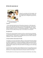 Để thi tốt môn lịch sử