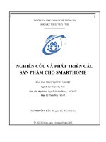 BÁO CÁO THỰC TẬP-NGHIÊN CỨU VÀ PHÁT TRIỂN CÁC SẢN PHẨM CHO SMARTHOME