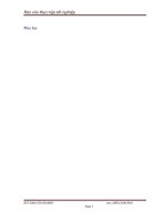 BÁO CÁO THỰC TẬP TẠI CÔNG TY  TNHH TASA