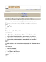 Bài tập Trắc nghiệm quản trị tài chính