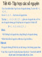 Tiet 40_ Tap hop cac so nguyen