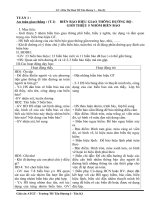 Giáo án An toàn giao thông lớp 4_Bộ 1