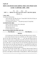 Giáo án Lịch sử lớp 5 cả năm_CKTKN_Bộ 1