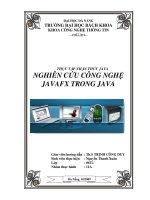 BÁO CÁO THỰC TẬP-NGHIÊN CỨU CÔNG NGHỆ JAVAFX TRONG JAVA