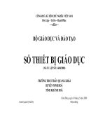 Nhãn sổ đăng ký thiết bị giáo dục