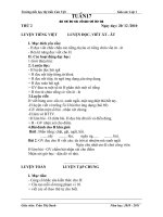 GIÁO ÁN LỚP 1- TUẦN 17(CHIỀU - OANH)