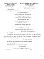 Đề thi và đáp án thi HSG  Văn Tam Dương VP vòng 2 2011