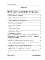 luận văn quản trị tài chính  Lợi nhuận và các biện pháp làm tăng lợi nhuận tại Công Ty Cổ Phần Xây dựng Thương Mại Kim Phúc