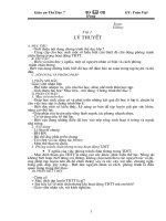 Giáo án Thể dục 7 cả năm_CKTKN_Bộ 11