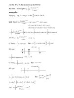 Tích phân-Đềsố1(thửsứctrướckỳ thi)