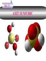 bai 33 Axit sunfuric Muoi sunfat