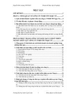 luận văn quản trị nhân lực Công tác đào tạo và phát triển nhân sự tại công ty TNHH TPI NGọc Tú