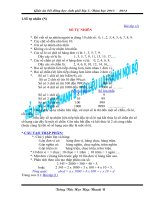 GIÁO ÁN BỒI DƯỠNG HỌC SINH GIỎI LỚP 5 2013-SỐ TỰ NHIÊN