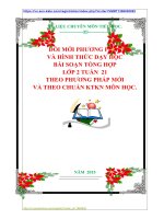 ĐỔI MỚI PHƯƠNG PHÁP VÀ HÌNH THỨC DẠY HỌC BÀI SOẠN TỔNG HỢP LỚP 2 TUẦN  21 THEO PHƯƠNG PHÁP MỚI VÀ THEO CHUẨN KTKN MÔN HỌC.