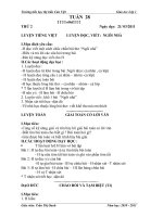 GIÁO ÁN LỚP 1- TUẦN 28(CHIỀU - OANH)