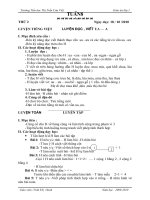 GIÁO ÁN LỚP 1- TUẦN 8(CHIỀU - OANH)