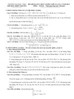 Đề thi thử ĐH 2011, lần 1, Trường THPT Chuyên ĐHV