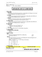 bài 2: Liên hệ giữa thứ tự và phép nhân