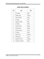 BÁO CÁO THỰC TẬP-THỰC TRẠNG THỊ TRƯỜNG GIAO SAU Ở VIỆT NAM