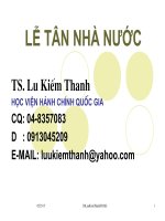 TÀI LIỆU LỄ tân NHÀ nước