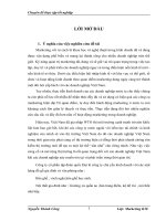 luận văn quản trị marketing Chiến lược Marketing nhằm phát triển thị trường cho gỗ Công Nghiệp của Chi Nhánh Pluto tại thị trường Hà Nội